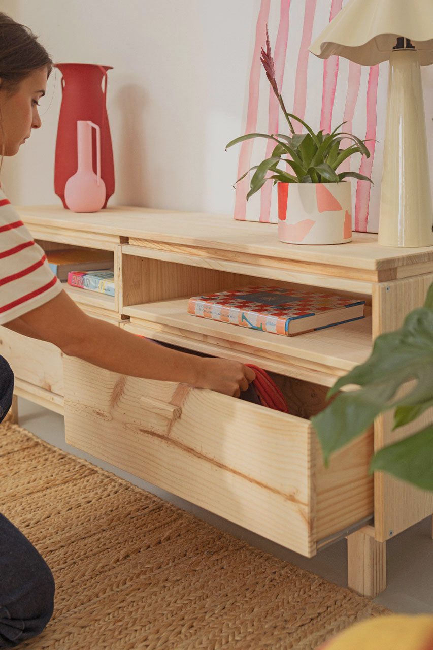 Imagen de ambiente 2 para:Muebles TV de madera ecol&oacute;gica